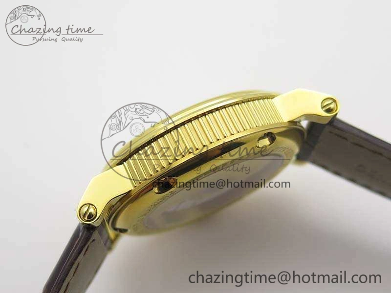 Marine 5222 YG HGF 1:1 Best Edition White Dial On Leather Strap Asian Cal.517GG (Free Rubber Strap) SoftTouch 5360