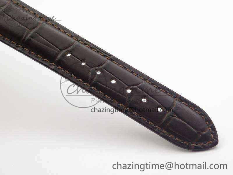 Marine 5222 YG HGF 1:1 Best Edition White Dial On Leather Strap Asian Cal.517GG (Free Rubber Strap) SoftTouch 5360