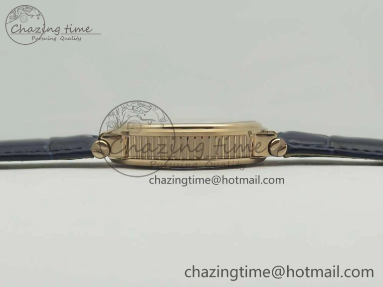 Marine 5517 RG V9F 1:1 Best Edition Blue Dial on Blue Leather Strap A23J AllSeason 5343