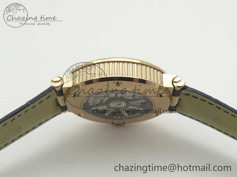 Marine 5517 RG V9F 1:1 Best Edition Blue Dial on Blue Leather Strap A23J AllSeason 5343