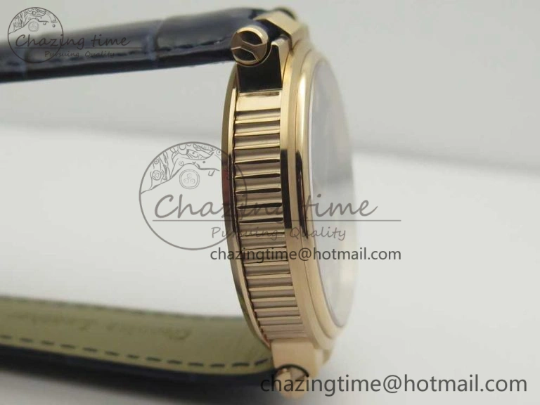 Marine 5517 RG V9F 1:1 Best Edition Blue Dial on Blue Leather Strap A23J AllSeason 5343