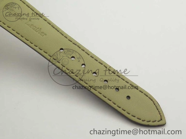 Marine 5517 RG V9F 1:1 Best Edition Gold Textured Dial on Brown Leather Strap A23J MoistureWicking 5344