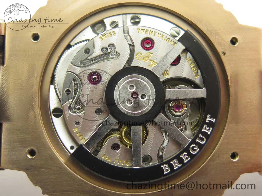Marine 5517 RG V9F 1:1 Best Edition Gold Textured Dial on Brown Leather Strap A23J MoistureWicking 5344