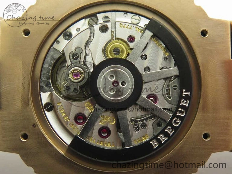 Marine 5517 RG V9F 1:1 Best Edition Gold Textured Dial on Brown Leather Strap A23J MoistureWicking 5344