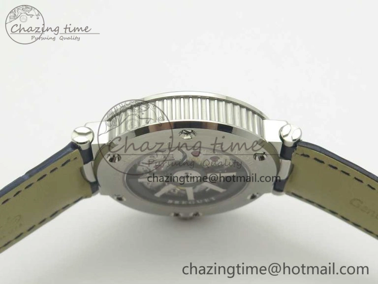 Resilient Marine 5517 SS V9F 1:1 Best Edition Blue Dial on Blue Leather Strap A23J 5345