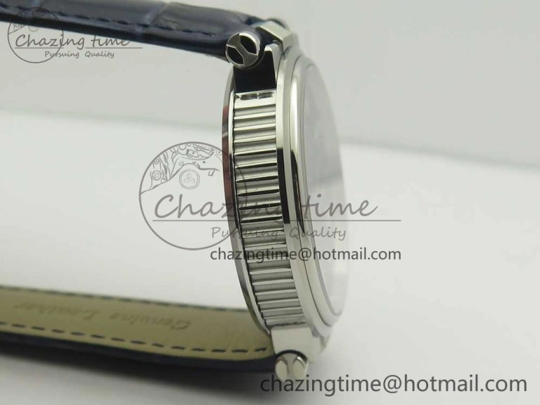 Resilient Marine 5517 SS V9F 1:1 Best Edition Blue Dial on Blue Leather Strap A23J 5345