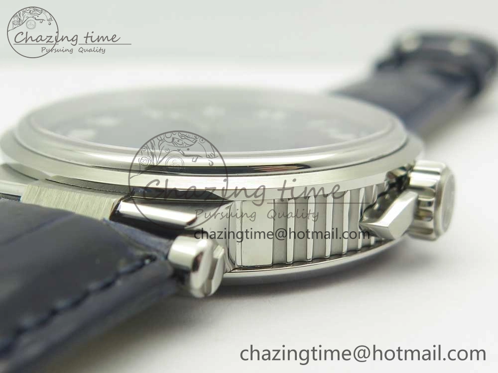 Resilient Marine 5517 SS V9F 1:1 Best Edition Blue Dial on Blue Leather Strap A23J 5345