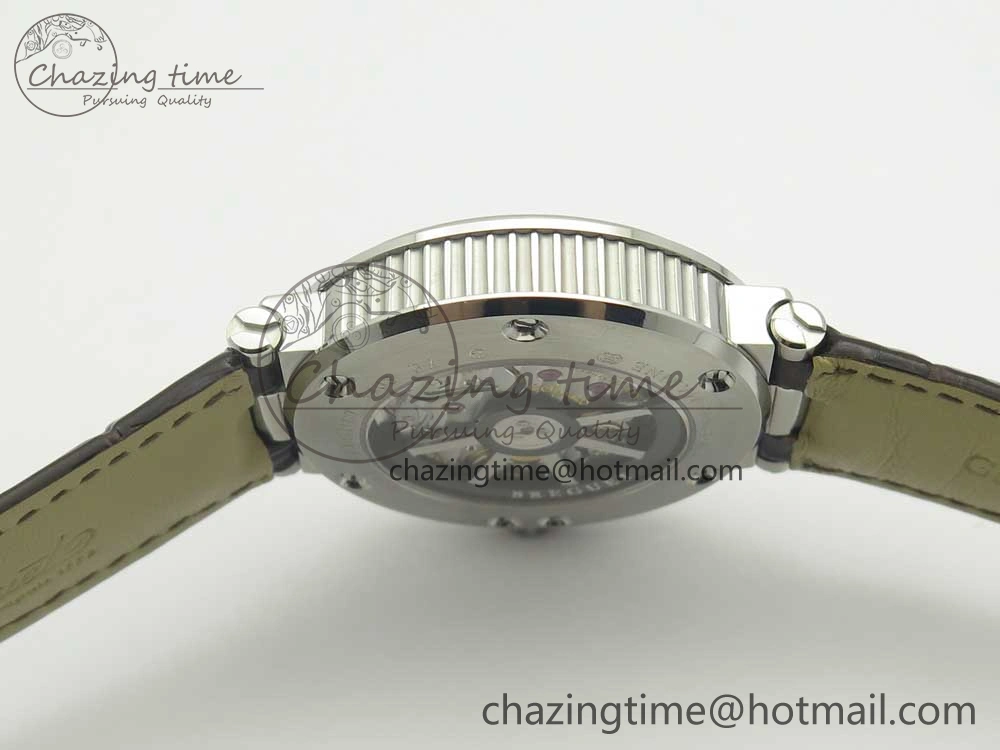 SmartChoice Marine 5517 SS V9F 1:1 Best Edition Brown Dial on Brown Leather Strap A23J 5346