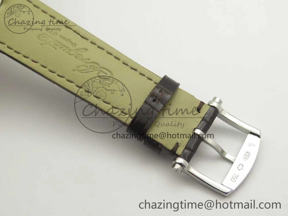 SmartChoice Marine 5517 SS V9F 1:1 Best Edition Brown Dial on Brown Leather Strap A23J 5346