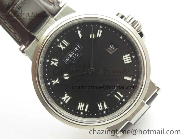 SmartChoice Marine 5517 SS V9F 1:1 Best Edition Brown Dial on Brown Leather Strap A23J 5346