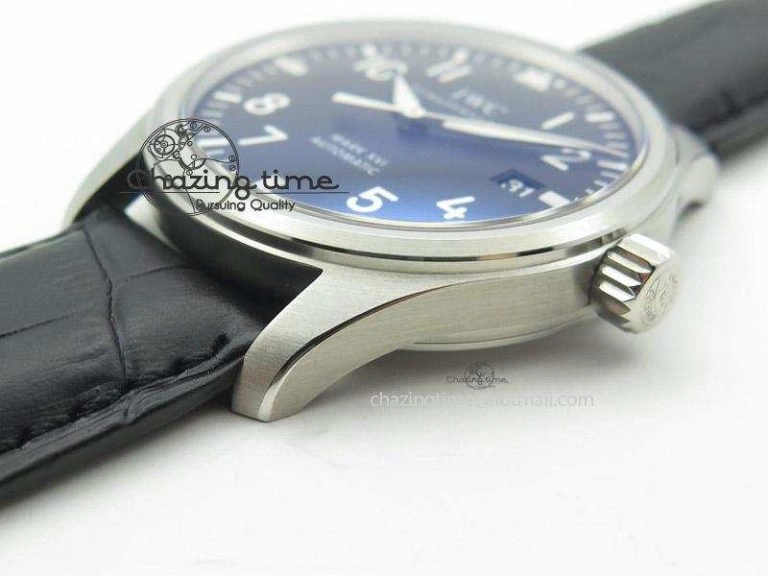 Unisex Mark XVI 1:1 Best Edition MK Maker SS Black Dial A2892 On Black Leather Strap 7371