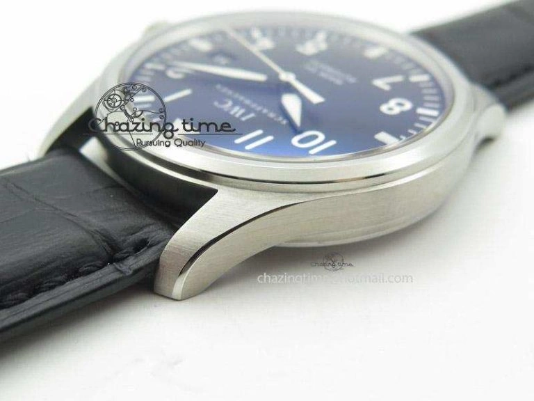Unisex Mark XVI 1:1 Best Edition MK Maker SS Black Dial A2892 On Black Leather Strap 7371