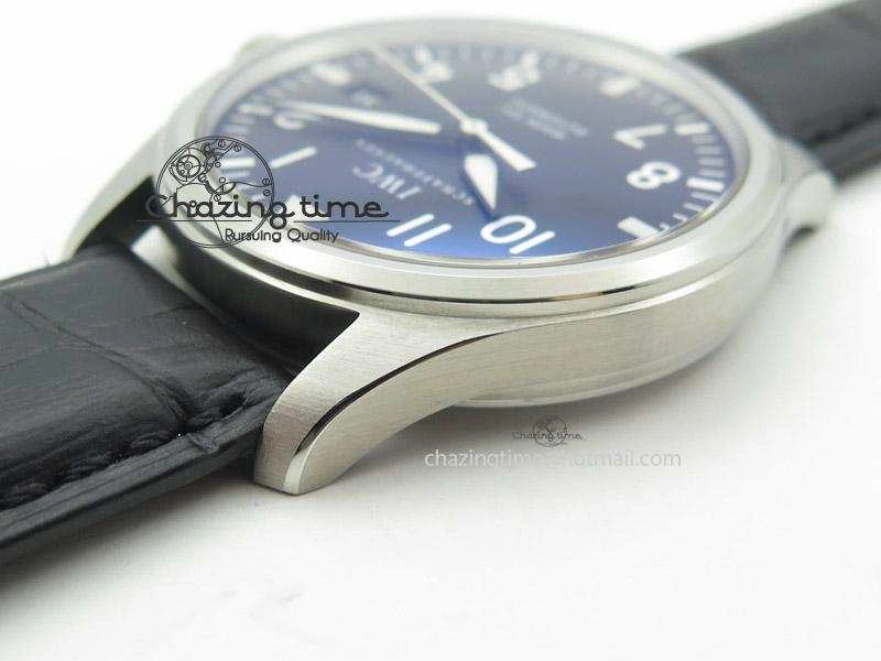 Unisex Mark XVI 1:1 Best Edition MK Maker SS Black Dial A2892 On Black Leather Strap 7371