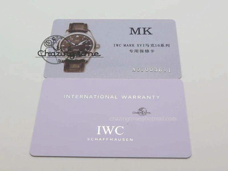 Unisex Mark XVI 1:1 Best Edition MK Maker SS Black Dial A2892 On Black Leather Strap 7371