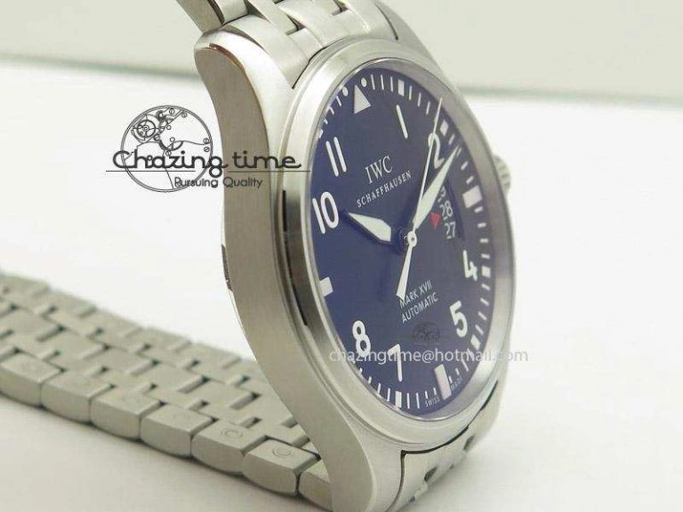 SportInspired Mark XVII 1:1 MK Maker Best Edition SS Black Dial On SS Bracelet A 7375