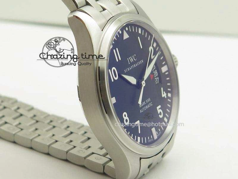 SportInspired Mark XVII 1:1 MK Maker Best Edition SS Black Dial On SS Bracelet A 7375