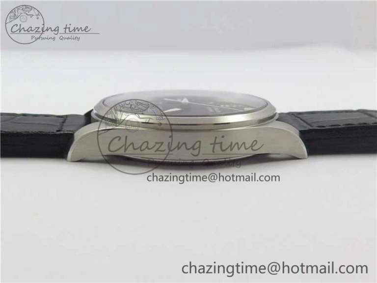 Mark XVII IW326501 FKF 1:1 Best Edition Black Dial on Black Leather Strap Thermal 7131
