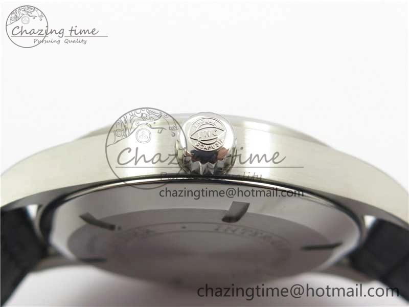 Mark XVII IW326501 FKF 1:1 Best Edition Black Dial on Black Leather Strap Thermal 7131