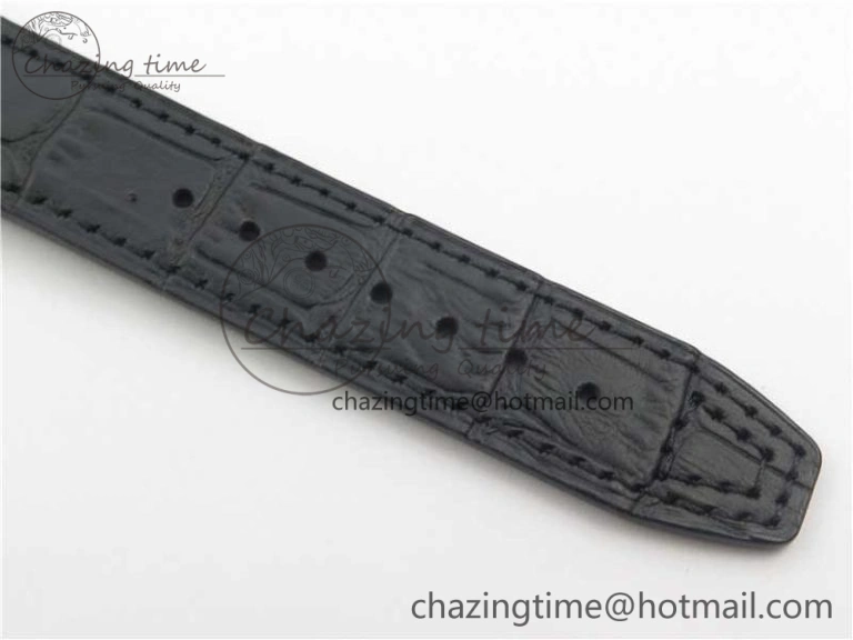 Mark XVII IW326501 FKF 1:1 Best Edition Black Dial on Black Leather Strap Thermal 7131