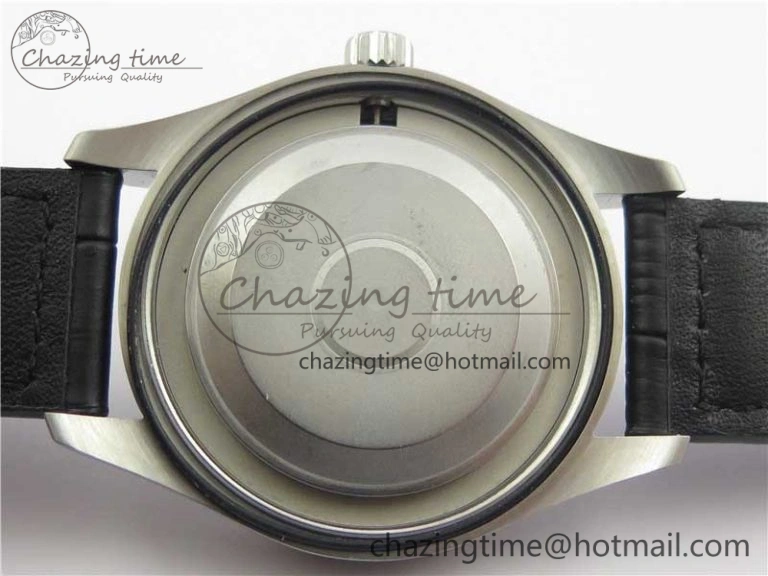 Mark XVII IW326501 FKF 1:1 Best Edition Black Dial on Black Leather Strap Thermal 7131