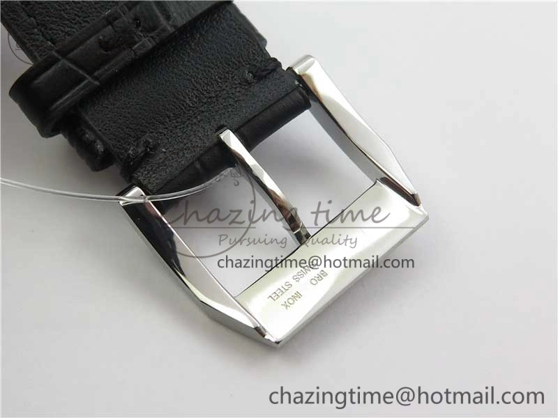 Mark XVII IW326501 FKF 1:1 Best Edition Black Dial on Black Leather Strap Thermal 7131