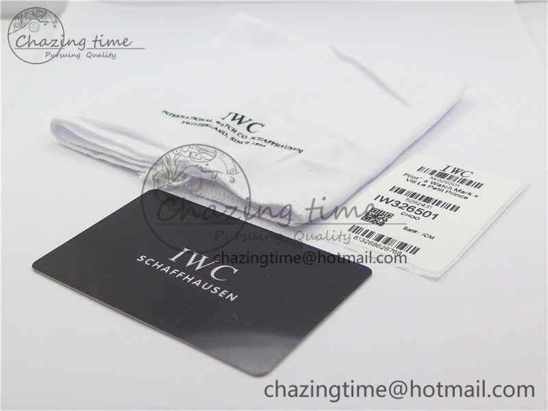 Mark XVII IW326501 FKF 1:1 Best Edition Black Dial on Black Leather Strap Thermal 7131