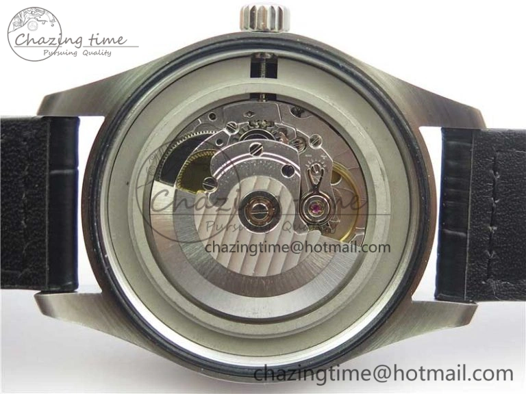 Mark XVII IW326501 FKF 1:1 Best Edition Black Dial on Black Leather Strap Thermal 7131