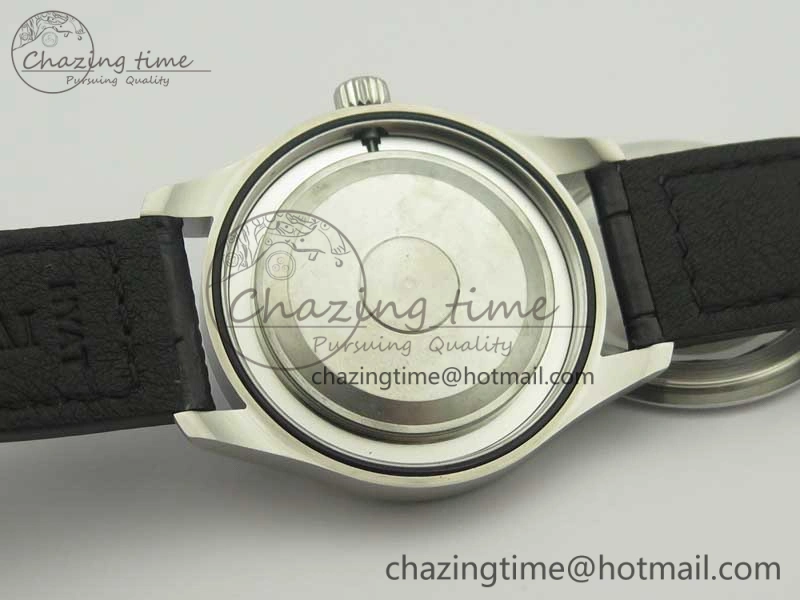 Mark XVII IW326501 MKS 1:1 Best Edition Black Dial On Black Leather Strap MIYOTA 9015 V FreshLook 7208