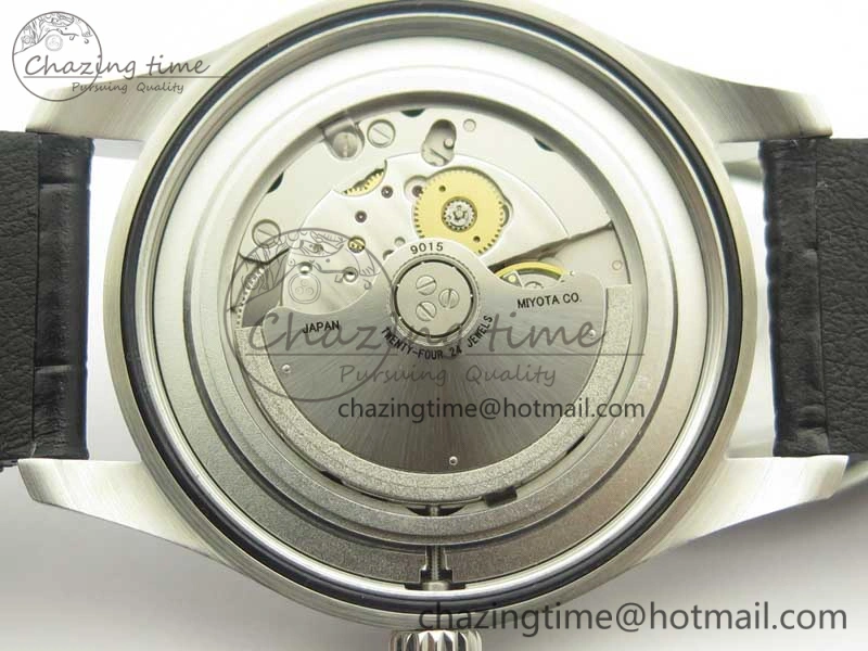 Mark XVII IW326501 MKS 1:1 Best Edition Black Dial On Black Leather Strap MIYOTA 9015 V FreshLook 7208