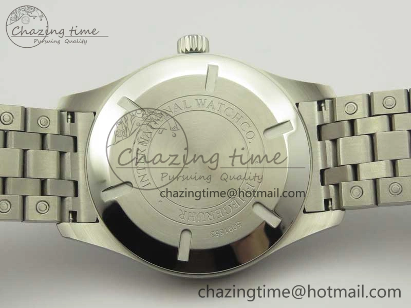Chic Mark XVII IW326504 MKS 1:1 Best Edition Black Dial On SS Bracelet MIYOTA 9015 V 7210