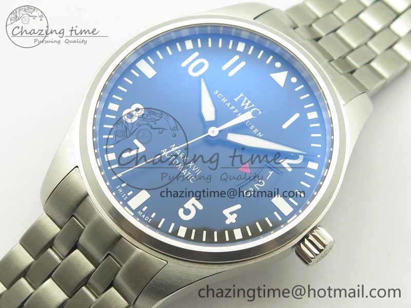 Chic Mark XVII IW326504 MKS 1:1 Best Edition Black Dial On SS Bracelet MIYOTA 9015 V 7210