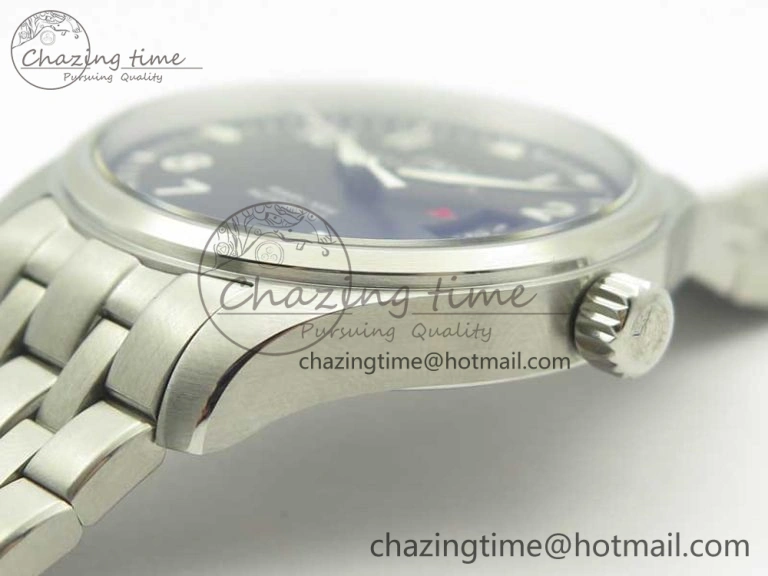 Chic Mark XVII IW326504 MKS 1:1 Best Edition Black Dial On SS Bracelet MIYOTA 9015 V 7210