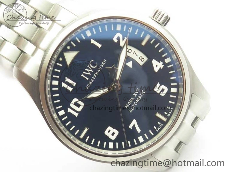 Mark XVII IW327014 Le Petit Prince MKS 1:1 Best Edition Blue Dial on SS Bracelet MIYOTA 9015 V SportInspired 7191