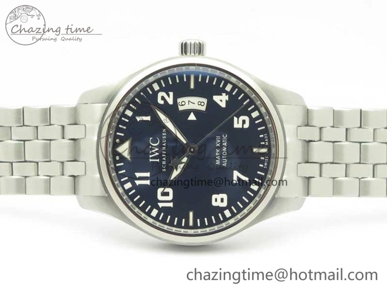 Mark XVII IW327014 Le Petit Prince MKS 1:1 Best Edition Blue Dial on SS Bracelet MIYOTA 9015 V SportInspired 7191