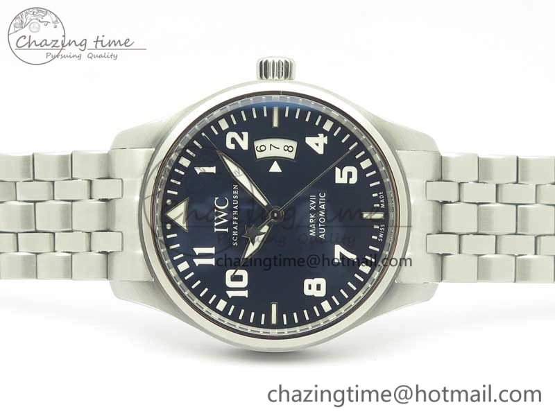 Mark XVII IW327014 Le Petit Prince MKS 1:1 Best Edition Blue Dial on SS Bracelet MIYOTA 9015 V SportInspired 7191
