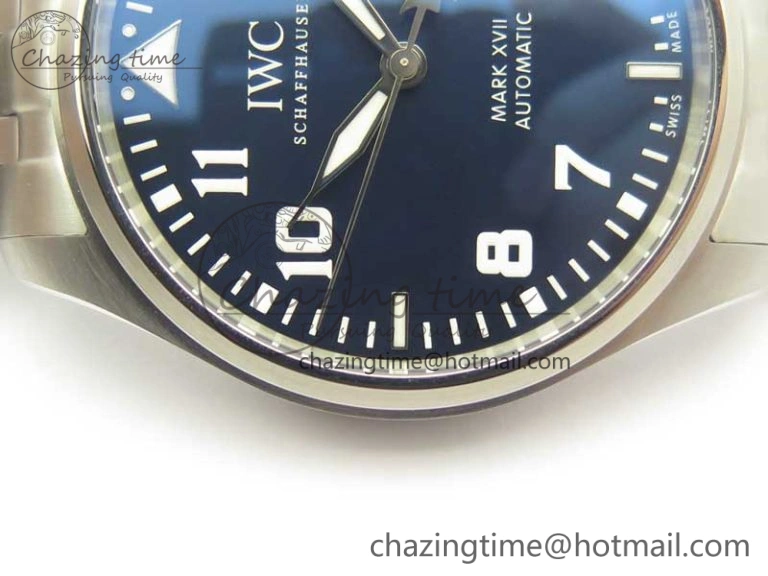 Mark XVII IW327014 Le Petit Prince MKS 1:1 Best Edition Blue Dial on SS Bracelet MIYOTA 9015 V SportInspired 7191