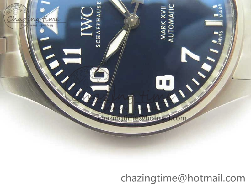 Mark XVII IW327014 Le Petit Prince MKS 1:1 Best Edition Blue Dial on SS Bracelet MIYOTA 9015 V SportInspired 7191