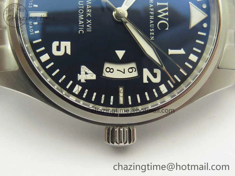 Mark XVII IW327014 Le Petit Prince MKS 1:1 Best Edition Blue Dial on SS Bracelet MIYOTA 9015 V SportInspired 7191