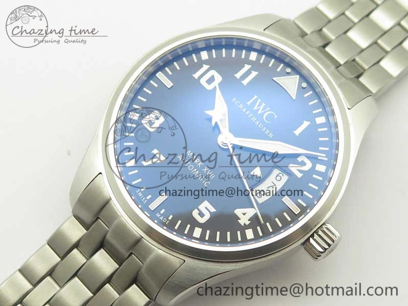 Mark XVII IW327014 Le Petit Prince MKS 1:1 Best Edition Blue Dial on SS Bracelet MIYOTA 9015 V SportInspired 7191