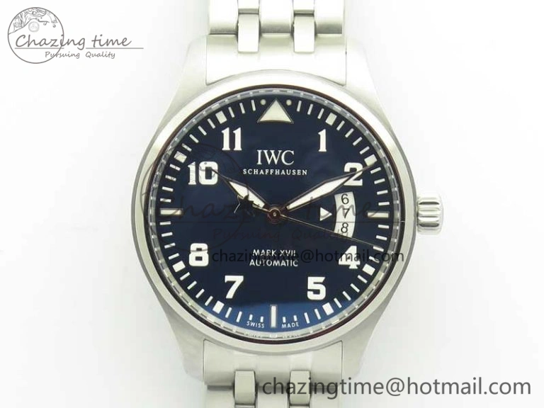 Mark XVII IW327014 Le Petit Prince MKS 1:1 Best Edition Blue Dial on SS Bracelet MIYOTA 9015 V SportInspired 7191