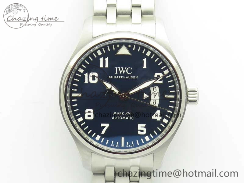 Mark XVII IW327014 Le Petit Prince MKS 1:1 Best Edition Blue Dial on SS Bracelet MIYOTA 9015 V SportInspired 7191