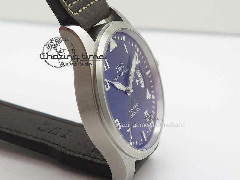 Mark XVII Le Petit Prince MK Maker 1:1 Best Edition SS Blue Dial A2892 On Brown Leather Strap MultiPurpose 7379
