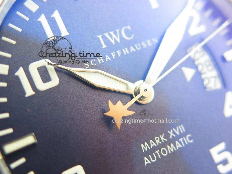 Mark XVII Le Petit Prince MK Maker 1:1 Best Edition SS Blue Dial A2892 On Brown Leather Strap MultiPurpose 7379