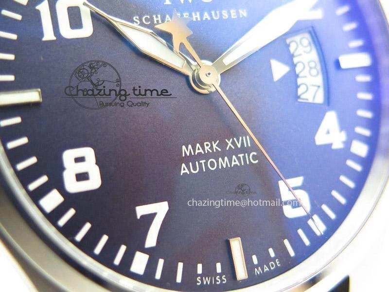 Mark XVII Le Petit Prince MK Maker 1:1 Best Edition SS Blue Dial A2892 On Brown Leather Strap MultiPurpose 7379