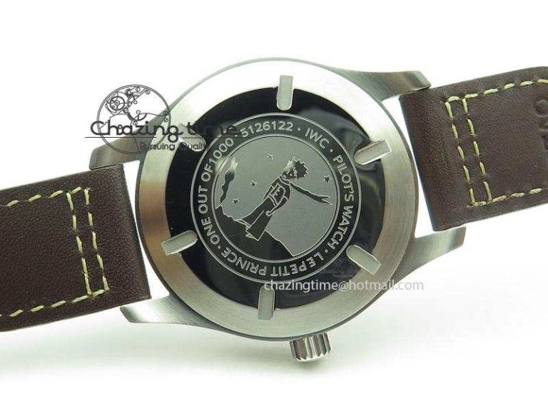Mark XVII Le Petit Prince MK Maker 1:1 Best Edition SS Blue Dial On Brown Leather Strap A Breathable 7377