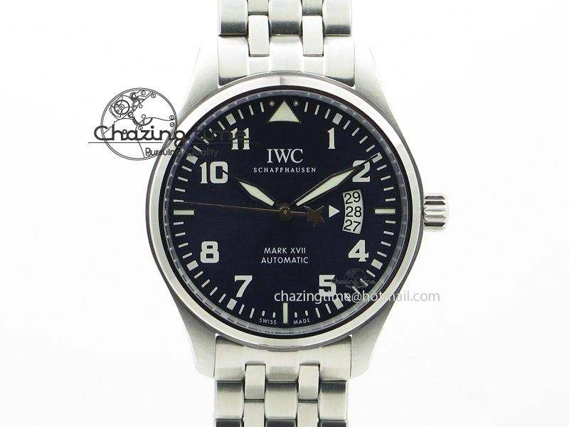 Mark XVII Le Petit Prince MK Maker 1:1 Best Edition SS Blue Dial On SS Bracelet A Trendsetting 7376