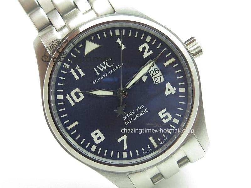 Mark XVII Le Petit Prince MK Maker 1:1 Best Edition SS Blue Dial On SS Bracelet A Trendsetting 7376