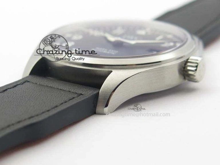 Modern Mark XVIII IW327001 SS Mk Maker Best Edition Black Dial On Black Leather Strap A 7299