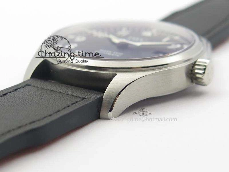 Modern Mark XVIII IW327001 SS Mk Maker Best Edition Black Dial On Black Leather Strap A 7299