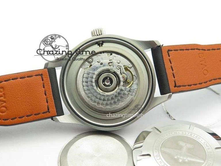 Modern Mark XVIII IW327001 SS Mk Maker Best Edition Black Dial On Black Leather Strap A 7299